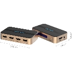 Разветвитель - сплиттер Vention HDMI 19F/4x19F на 4 монитора ACCG0, фото 1