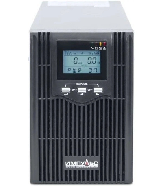 Источник бесперебойного питания Импульс Интерактивная, 2000 ВА/1600 Вт, Tower, IEC, LCD, USB, USB, SmartSlot