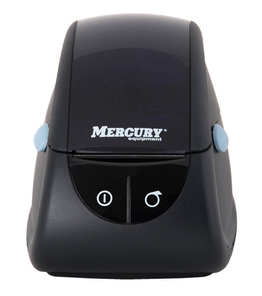 Принтер наклеек Mertech MPRINT LP80 EVA прямая термопечать, 203 dpi, 100 мм/сек, RS-232, USB, черный