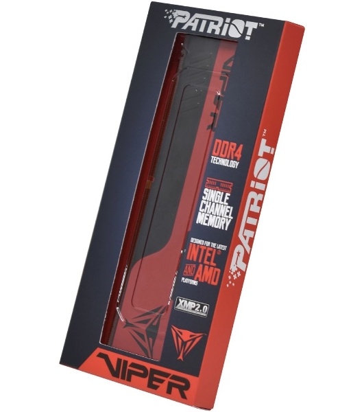 Оперативная память Patriot Viper Elite II, DDR4, 32GB (1x32 GB), 3600 MHz, CL20, DIMM, радиатор, красный, черный