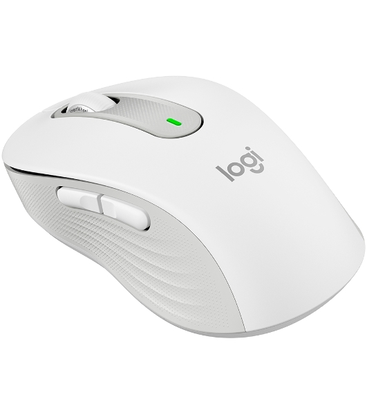 Мышь беспроводная Logitech Signature M650 белый, 4000 dpi, радиоканал, Bluetooth, USB, кнопки - 5