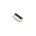 Разъем FPC Flip-Lock 1010-6RLGF 6 pin высота 1мм шаг 1мм, фото 1