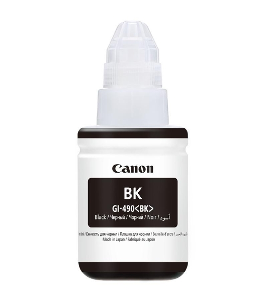 Чернила Canon GI-490BK 0663C001 черный для Canon Pixma G1400/2400/3400 (135мл)