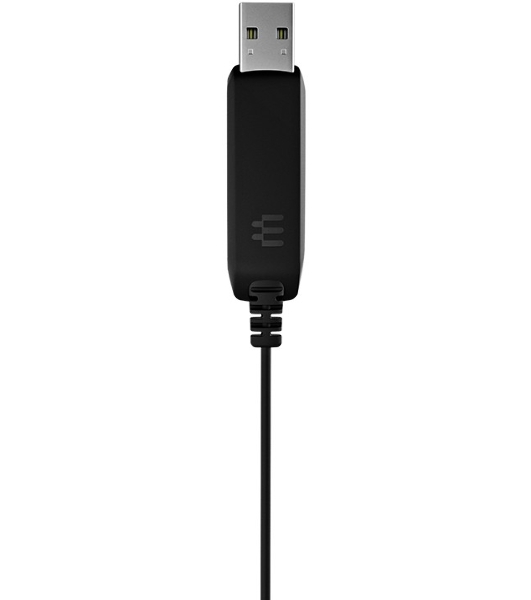 Гарнитура EPOS PC 8 чёрный, проводная, USB, подвижный микрофон, выключение микрофона