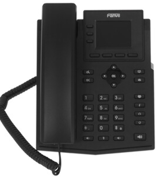Телефон IP Fanvil X303-2 Wire черный