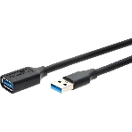 Кабель удлинительный USB3.0 Am-Af 1m Telecom черный (TUS708-1M), фото8