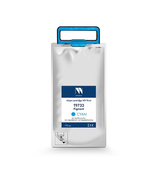 Картридж струйный NVPrint T9732 (NV-C13T973200) Cyan для Epson WorkForce Pro WF-C869RDTWF (RIPS), WF-C869RDTWFSW (22 000 стр)