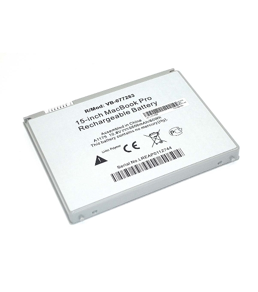 Аккумуляторная батарея для ноутбука Apple MacBook Pro A1175 A1150 5400mAh серебристый OEM