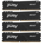 Оперативная память Kingston Fury Beast, DDR4, 128GB (4x32 GB), 3200 MHz, CL16, DIMM, с радиатором, черный, фото7