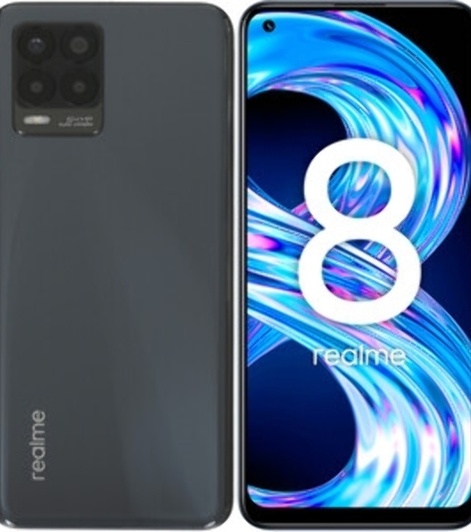Дисплей для Realme 8 4G в сборе с тачскрином (orig lcd) черный