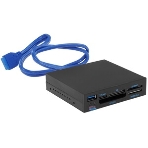Кард-ридер Gembird FDI2-ALLIN1-03-B/черный/TF/SD/MS/CF/XD SDHC/USB 3.0/пластик, фото8