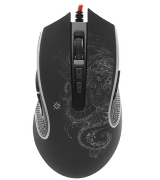 Мышь проводная Defender Venom GM-640L черный, 3200 dpi, USB, кнопки - 8