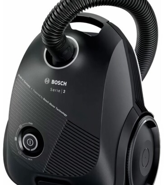 Пылесос Bosch BGLS2BA2 черный, 600 Вт, уборка сухая, пылесборник мешок 3.5 л