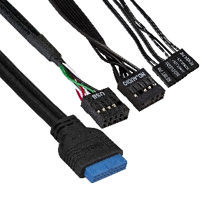 Компьютерный корпус Minitower ExeGate EX291148RUS BAA-105U2-01-AA500 (mATX, БП AA500 с вент. 8см, 2*USB+2*USB 3.0, аудио, черный)