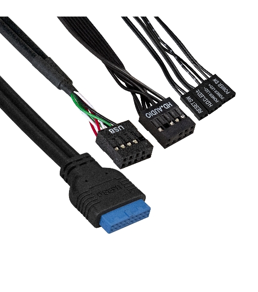 Компьютерный корпус Minitower ExeGate EX291148RUS BAA-105U2-01-AA500 (mATX, БП AA500 с вент. 8см, 2*USB+2*USB 3.0, аудио, черный)