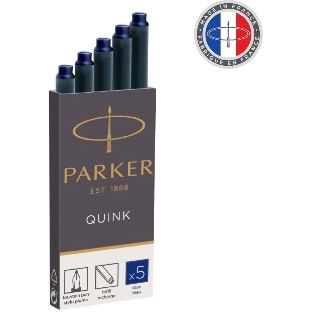 Картридж Parker Quink Z11 (CW1950384) синие чернила, для ручек перьевых (5шт)
