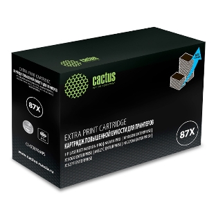 Картридж лазерный Cactus CS-CF287X-MPS черный (24000 стр.) для HP LJ M506dn/M506n/M506x