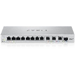 Коммутатор мультигигабитный Smart L2 коммутатор Zyxel XGS1250-12, 8xGE, 3x1/2,5/5/10G, 1xSFP+, кнопка LED ECO Mode, настольный, фото8