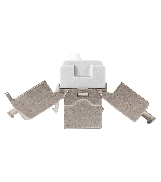 Модуль-вставка Keystone Jack RJ-45 ExeGate KJ-8P8C-SH-C5e-180-TL (Кат.5e, экранированная, 180 градусов, IDC Toolless (без инструмента))