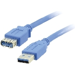 Кабель Kramer Electronics C-USB3/AAE-3 USB-A 3.0 вилка-розетка, 0,9 м, фото 1
