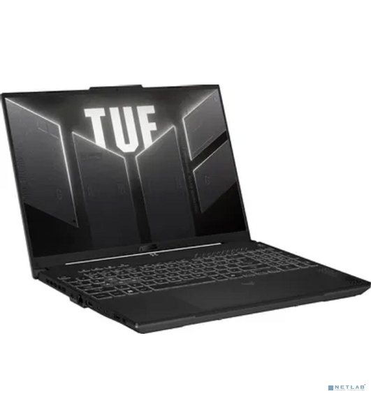 Ноутбук ASUS TUF F16 FX608JMR-RV114 16'(1920x1200 (матовый, 165Hz) IPS)/Intel Core i7 14650HX(2.2Ghz)/16Gb/1024PCISSDGb/noDVD/Ext:nVidia GeForce RTX 5060(8192Mb)/Cam/BT/WiFi/90WHr/war 1y/2.2kg/Jaeger Gray/DOS