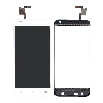 Сенсорное стекло (тачскрин) для Alcatel Idol 2 mini S 6036Y белое, фото3