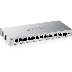 Коммутатор мультигигабитный Smart L2 коммутатор Zyxel XGS1250-12, 8xGE, 3x1/2,5/5/10G, 1xSFP+, кнопка LED ECO Mode, настольный, фото7