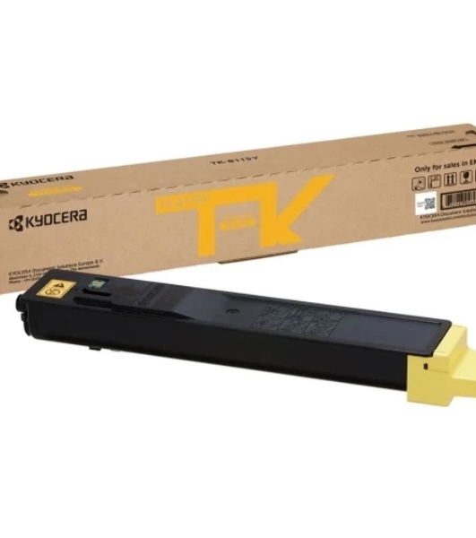 Картридж лазерный Kyocera TK-8115Y (1T02P3ANL0) желтый для M8124cidn/M8130cidn 6000 стр.