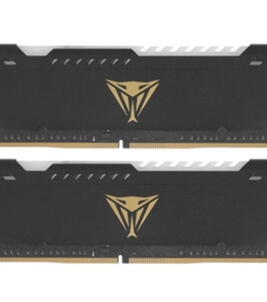 Оперативная память Patriot Viper Steel, DDR4, 16GB (1x16 GB), 3200 MHz, CL16, DIMM, радиатор, черный