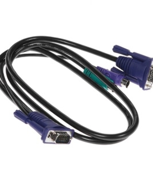 Кабель D-Link DKVM-CB/B1AКабель KVM длиной 1,8 м с разъемами VGA и PS/2