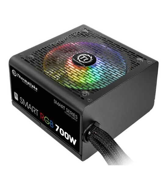Блок питания Thermaltake Smart RGb (PS-SPR-0700NHSAWE-1), 700Вт, 80 PLUS, 120мм, черный