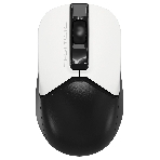 Мышь беспроводная A4Tech Fstyler FB12 белый/черный, 1200 dpi, радиоканал, Bluetooth, USB, кнопки - 3, фото23