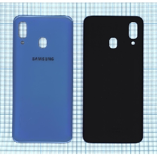Задняя крышка для Samsung A405F Galaxy A40 (2019) голубой