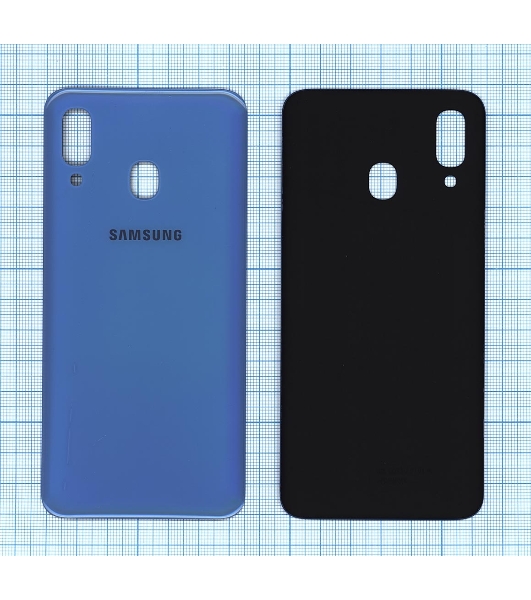 Задняя крышка для Samsung A405F Galaxy A40 (2019) голубой