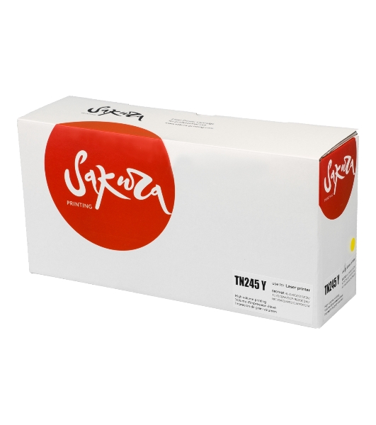 Картридж лазерный Sakura TN245C для Brother HL-3140/3150/3170, DCP-9020, MFC-9140/9330/9340, желтый, 2 200к.