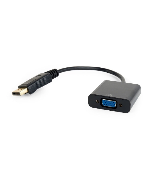 Переходник DisplayPort - VGA Cablexpert A-DPM-VGAF-02, 20M/15F, кабель 15 см, пакет