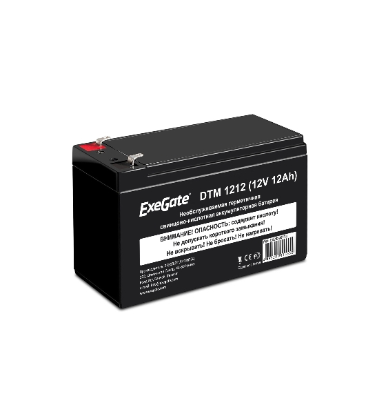 Батарея для ИБП ExeGate DTM 1212 (12V 12Ah 1251W), клеммы F2