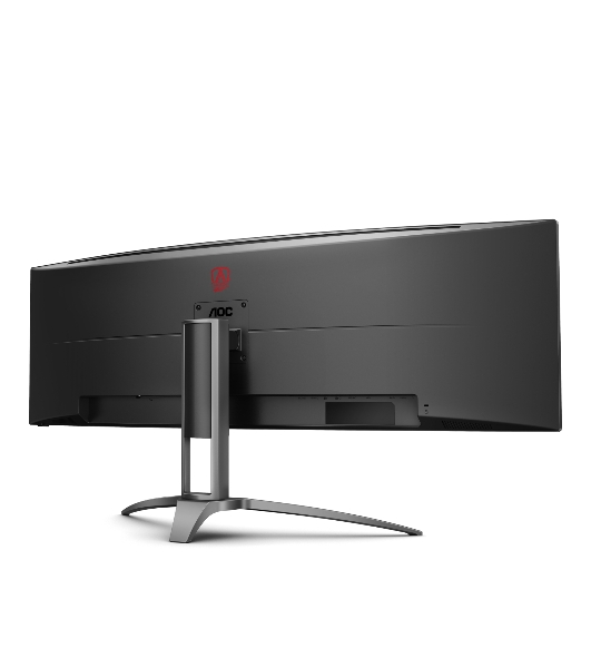 Монитор 48.8' AOC AG493UCX2 VA 5120x1440, 165 Гц, 1 мс, 32:9, 400 кд/м2, 3xHDMI, 1xDP, 1xUSB-C, изогнутый, черный
