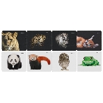 Коврик для мыши Defender Wild Animals и, 220x180x2 мм, 8 видов, фото10