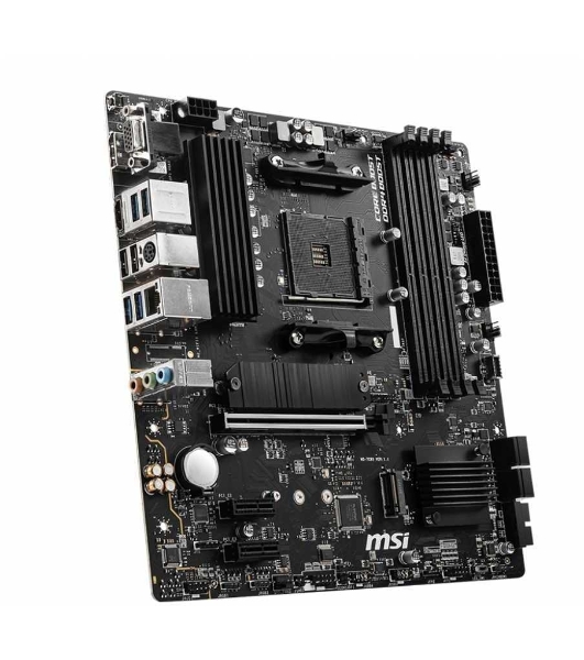 Материнская плата MSI B550M PRO-VDH, AM4, AMD B550, 4xDDR4, 4xSATA, 2xM.2, 1xPCI-E 4.0 x16, 2xPCI-E x1, 1xDP, 1xHDMI, 1xVGA, 1x 1Gb LAN, 2xUSB 2.0, 4xUSB 3.2 Gen 1, 3x3.5 мм, 7.1, Micro-ATX