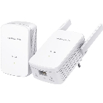 Комплект гигабитных Wi-Fi адаптеров Mercusys Powerline AV1000 Powerline kit with 300Mbps Wi-Fi, plug and play, up to 300 meters over an existing electrical circuit, the kit includes a MP510 and a MP500., фото 1