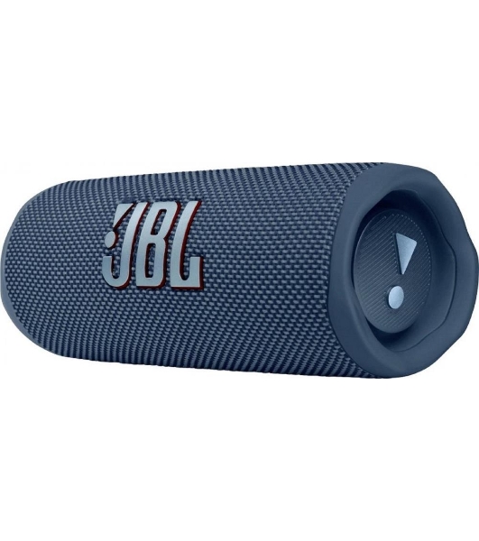 Портативная акустика JBL Flip 6 синий, Bluetooth 5.1, время воспроизведения 12 ч, емкость аккумулятора 4800 mAh, время заряда 2,5 ч, синий