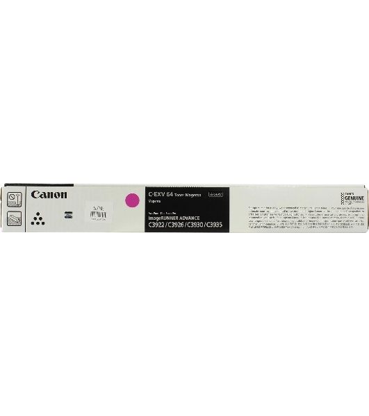 Тонер Canon C-EXV64M 5755C002 пурпурный туба 650гр. для копира imageRunner Advance DX C3922i/C3926i/C3930i/C3935i, (ISO 25500 стр)