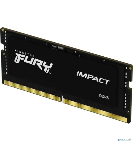 Оперативная память Kingston Fury Impact, DDR5, 8GB (1x8GB), 4800MHz, CL38 SO-DIMM