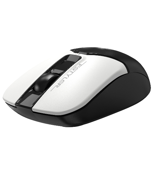 Мышь беспроводная A4Tech Fstyler FB12 белый/черный, 1200 dpi, радиоканал, Bluetooth, USB, кнопки - 3