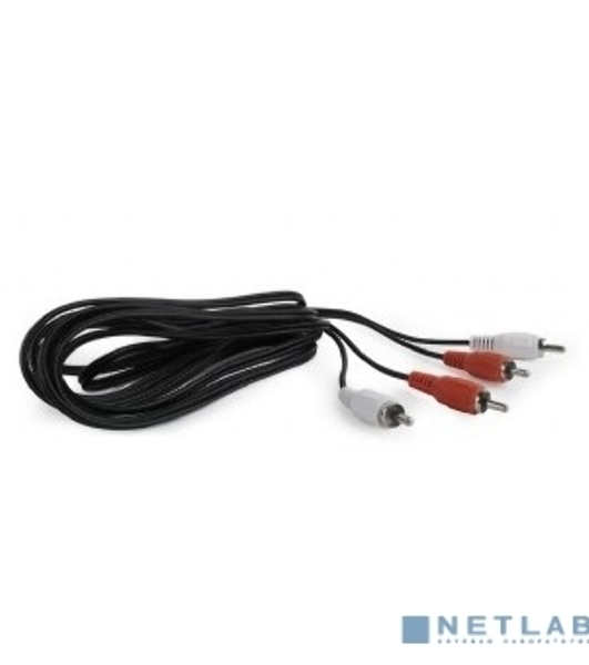 Кабель аудио Cablexpert CCA-2R2R-7.5M, 2xRCA - 2xRCA, 7,5м