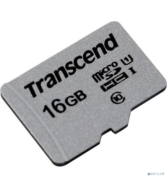 Флеш карта microSD 16Gb Transcend microSDHC Class 10 UHS-1 U1, (без адаптера), TLC
