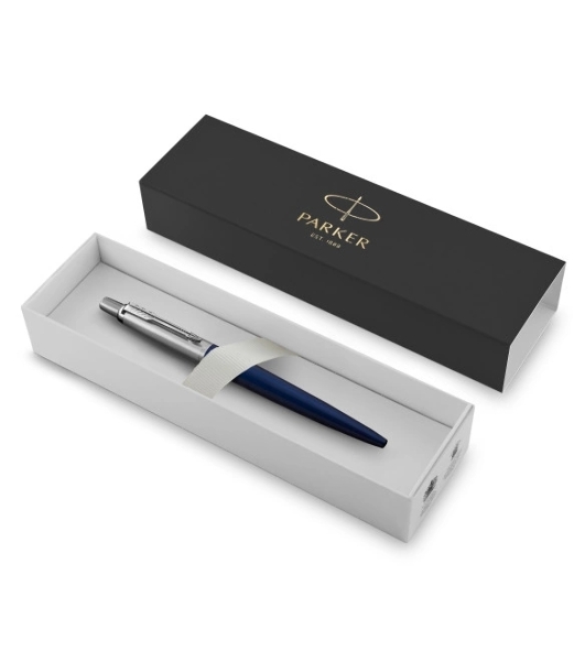 Ручка шариковая Parker Jotter Core K63 (CW1953186) Royal Blue CT, M, синие чернила, подарочная коробка
