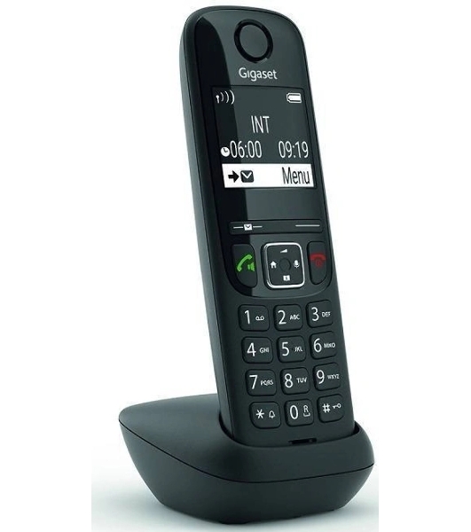 Дополнительная трубка Dect Gigaset AS690HX черный для AS690