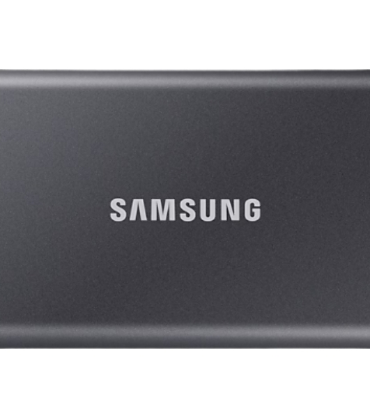 Внешний SSD Samsung T7, 2TB, USB 3.2 Gen 2 Type-C, R/W 1050/1000, титан